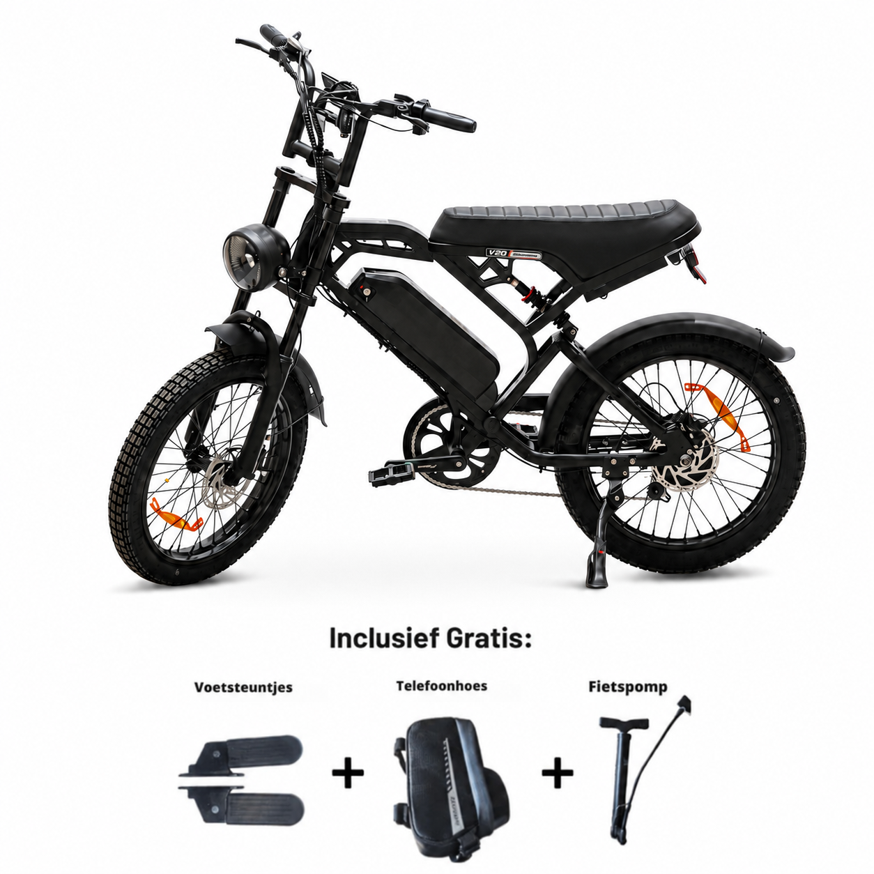 V20 Pro Skinny - Zwart - Combideal