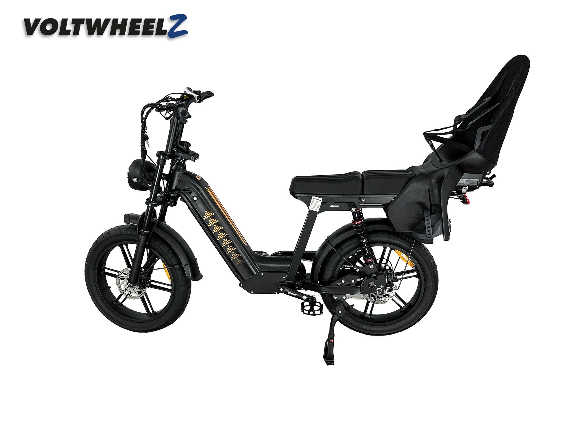 D50 Family Bike met achterzitje