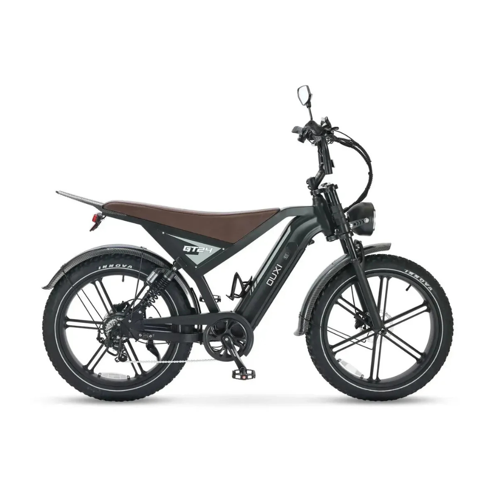 OUXI GT24 fatbike 24 inch zwart