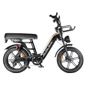 OUXI Q9 fatbike lage instap zwart