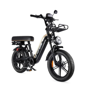 OUXI Q9 fatbike lage instap zwart