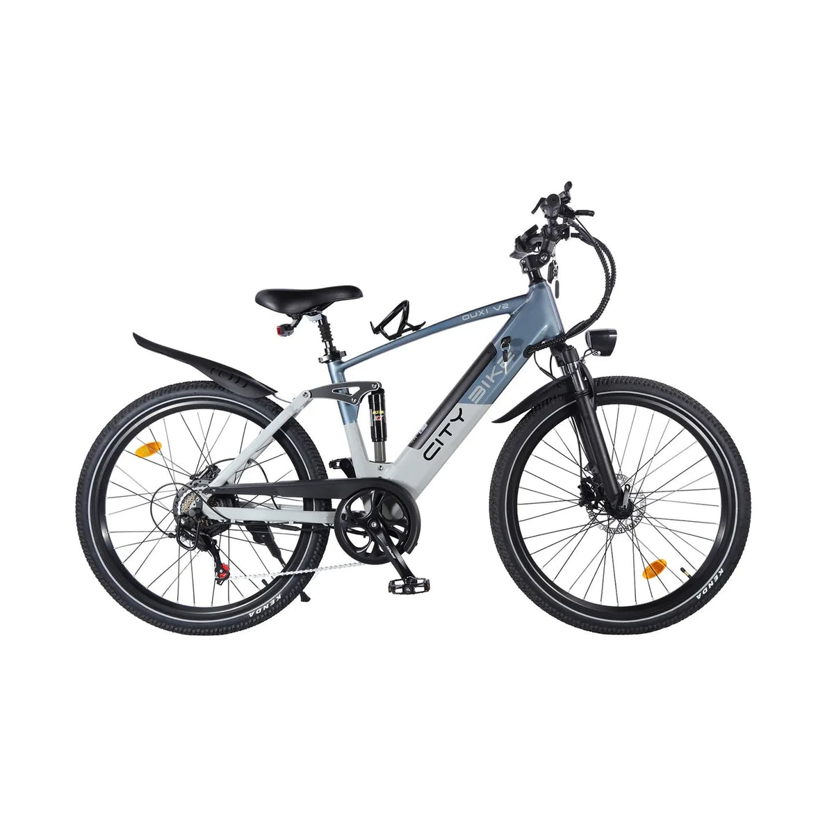 OUXI V2 City Bike elektrische stadsfiets blauw