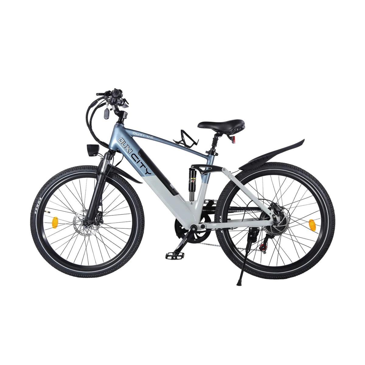 OUXI V2 City Bike elektrische stadsfiets blauw